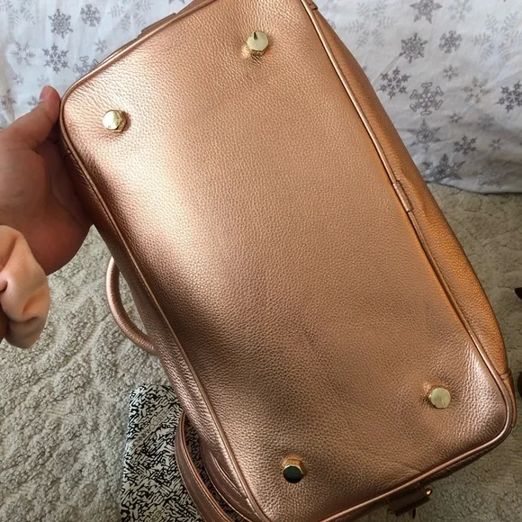Rebecca Minkoff MAB Mini Satchel in Rosegold - Picture 12 of 17